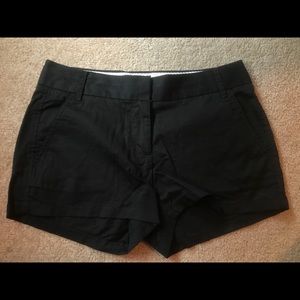 Black J. Crew Chino Shorts